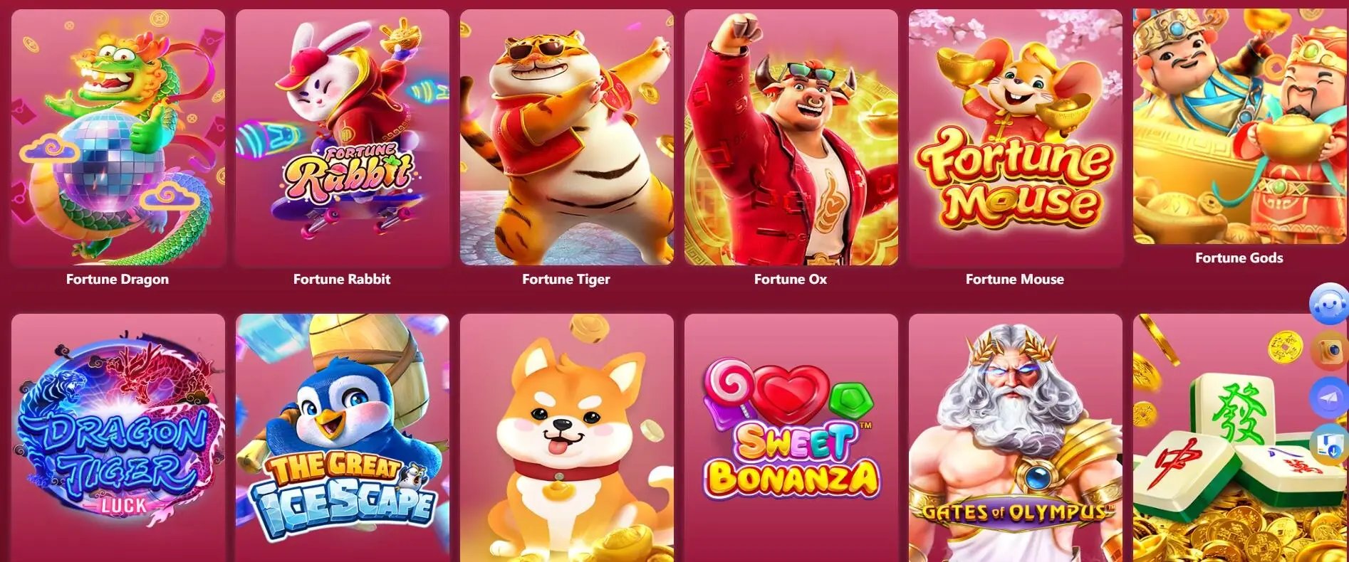 Bingo game cards and number draw on tg7772 platform